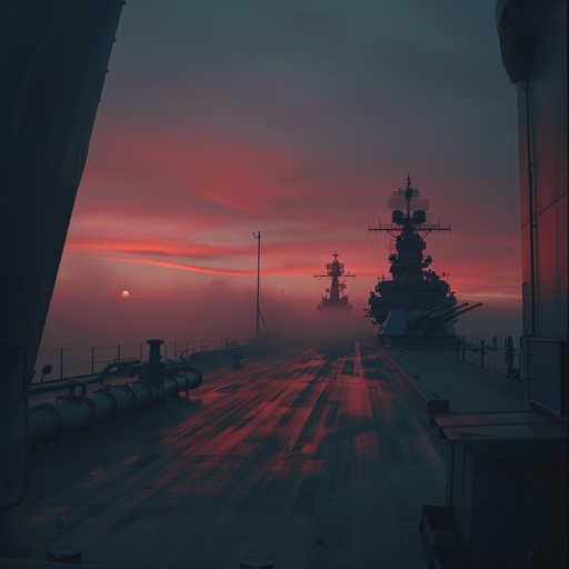 An instrumental piece that captures the quiet essence of the russian navy. The gentle balalaika melodies weave through ambient soundscapes, creating a peaceful and reflective atmosphere. This serene composition transports the listener to tranquil seas and moments of naval pride.