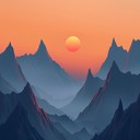 peaceful orchestral journey through epic mountain landscapes