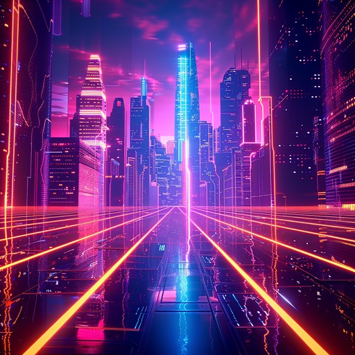 Experience the pulse of a neon lit future cityscape at night. The track features synth pads, driving basslines, entrancing melodies, and an immersive atmosphere that paints a vivid picture of futuristic nightlife.