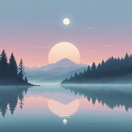 soothing orchestral waves meet serene visuals