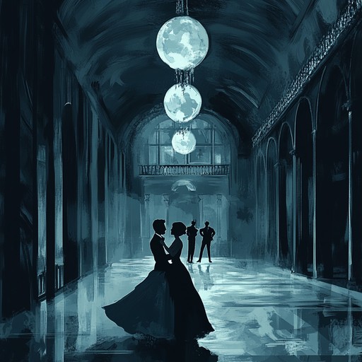 This haunting waltz blends ethereal melodies with chilling undertones to create an eerie yet captivating atmosphere. The piece is characterized by ghostly echoes, minor key harmonies, and an enveloping sense of melancholy. Each note weaves through the air like a whisper from the beyond, inviting listeners to dance with phantoms in a moonlit ballroom. The track gradually builds in intensity, leading to a dramatic, spine tingling crescendo before softly fading into the shadows.