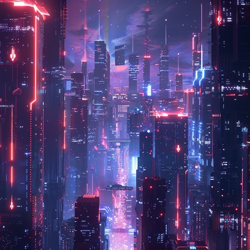 Experience the electric energy of a neon soaked cityscape with pounding electronic beats and vibrant synth melodies. Perfect for envisioning a high speed chase through a cyberpunk future.