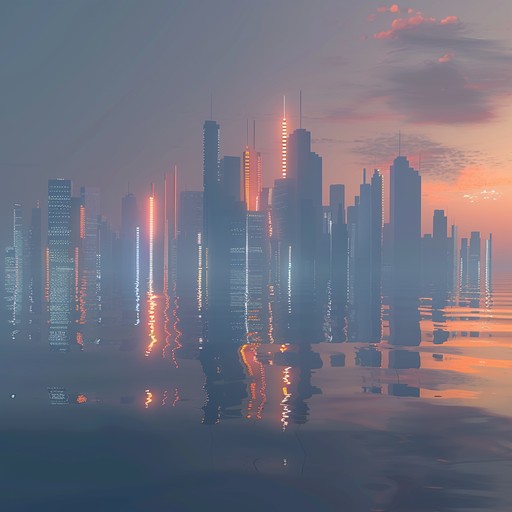 Imagine drifting through a sprawling cybernetic city where futuristic technology and retro charm blend seamlessly. 'city lights serenade' offers a spellbinding melody supported by dynamic synthesizer sounds that embody the heart and soul of a mesmerizing urban dystopia.