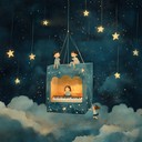 a gentle lullaby inviting children to a dreamy adventure.