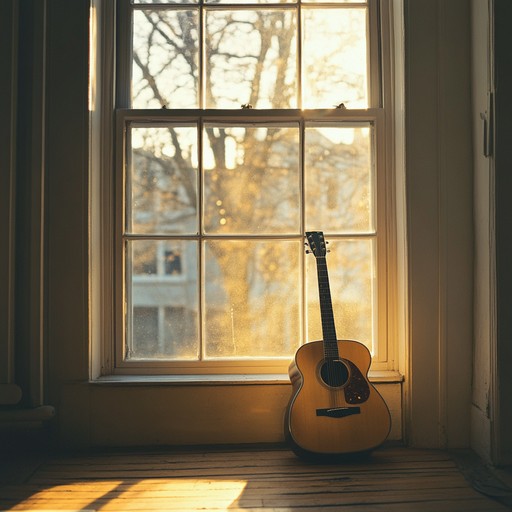 An intimate acoustic guitar piece that gently weaves melodies to inspire inner strength and motivate self belief, creating a soothing atmosphere that encourages personal growth and reflection.