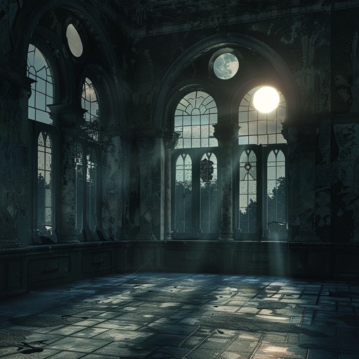 This composition features a solo piano performing a dark waltz that resonates like whispers from the past. As each chord is struck, echoes seem to bounce off the walls of a long abandoned castle, conjuring images of a grand yet somber dance performed by shadows. The music is both a tribute to the grandeur of historical dances and a chilling reinterpretation of their forgotten tales.