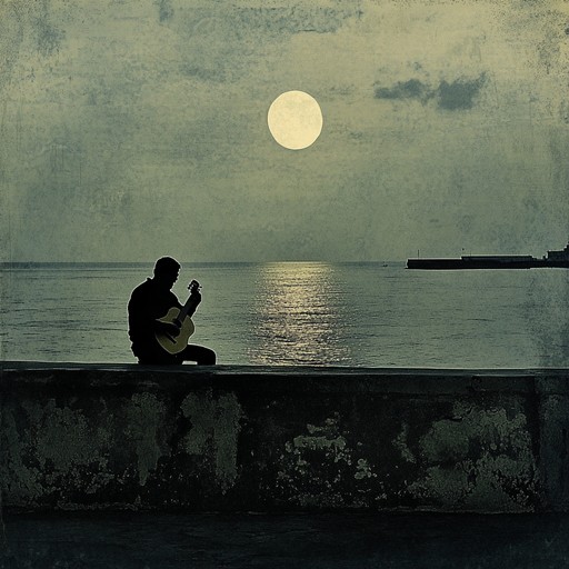 A soulful instrumental blending afro cuban rhythms and tender harmonies, reflecting a romantic walk along havana’s malecón under the moonlight.