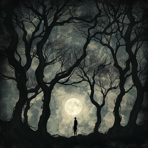 A brooding, slow paced instrumental goth track that captures an introspective and haunting night time atmosphere. Echoing guitars layered with ethereal synths create a somber soundscape, perfect for moments of deep thought and reflection.