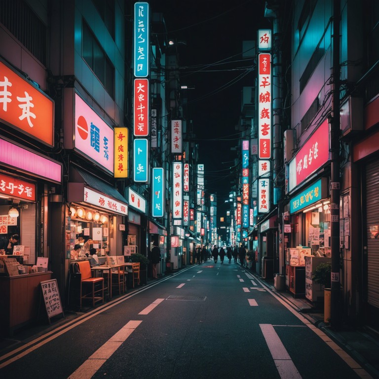 Combining flowing, dreamlike melodies with the vibrant atmospheric sounds of tokyo’s twilight scenery, this instrumental track captures a surreal, ethereal, yet culturally rooted experience, blending traditional japanese instruments with modern synthetic sounds.