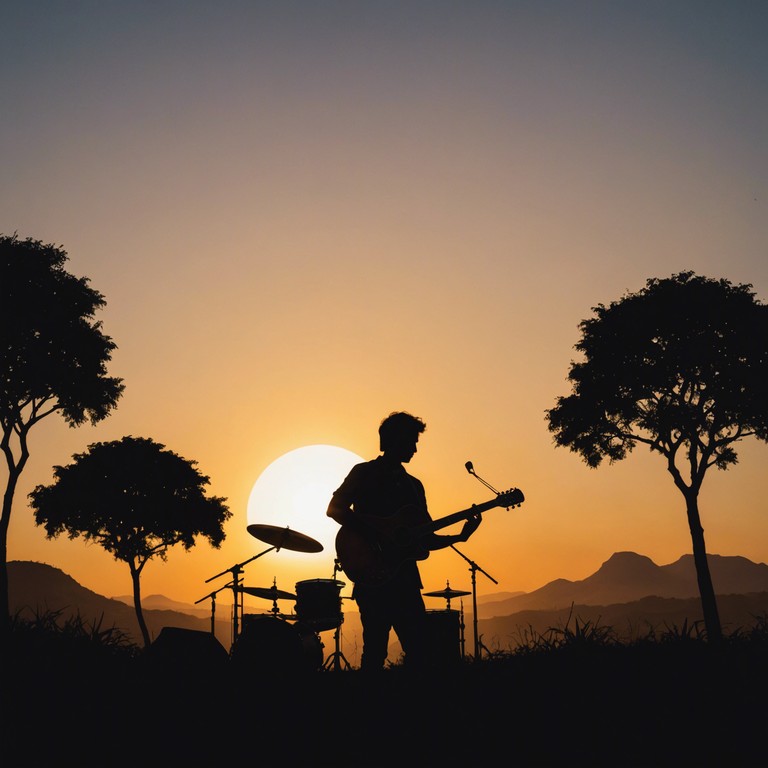 Imagine a musical journey through brazil's picturesque landscapes and vibrant street festivals, where every strum of the guitar and beat of the drum tells a story of cultural celebration. This song combines the heartfelt melodies of rural brazil with the dynamic energy of african rhythms.