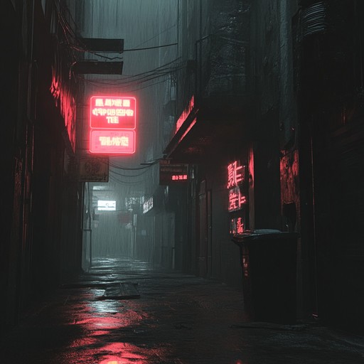 This track features haunting synths carrying the listener through a desolate urban landscape at night. Echoes of isolation and introspection are felt with every note, painting a vivid picture of the lonely streets lit by flickering neon lights.