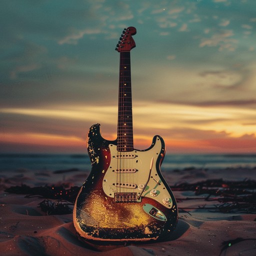 This evocative latin guitar tune captures the serene atmosphere of a sunset, blending gentle samba rhythms with introspective melodies that invite reflection and peace.