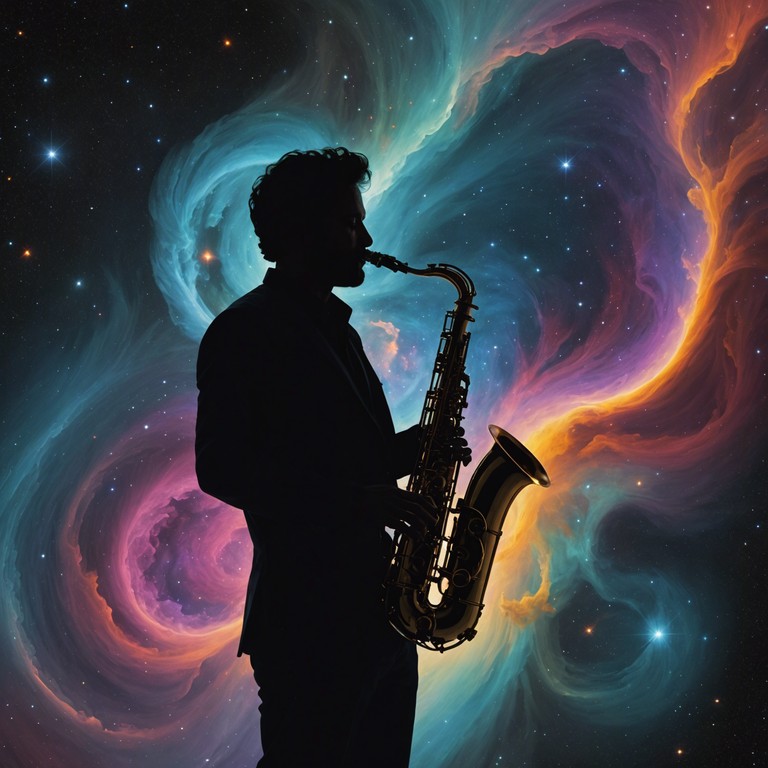 Embark on an auditory journey across the cosmos, where jazz meets the soulful echoes of distant stellar phenomena. The soundscape draws from celestial movements and the mystical unknown, capturing the essence of exploring uncharted interstellar territories. Infused with otherworldly elements, each note resonates with the mysteries of space, pulsating with the rhythm of the stars.