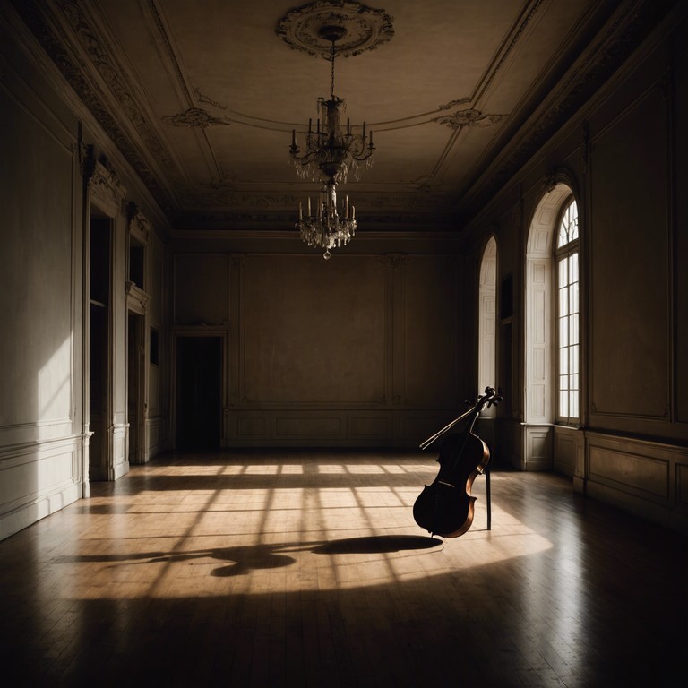 A violin weaves through the shadows of the evening, crafting a soundscape that brings forth the beauty and pain of reminiscence and the subtle thrill of longing. It's as if the music itself reaches out to touch the fading light, aiming to grasp the last glimmers of day.