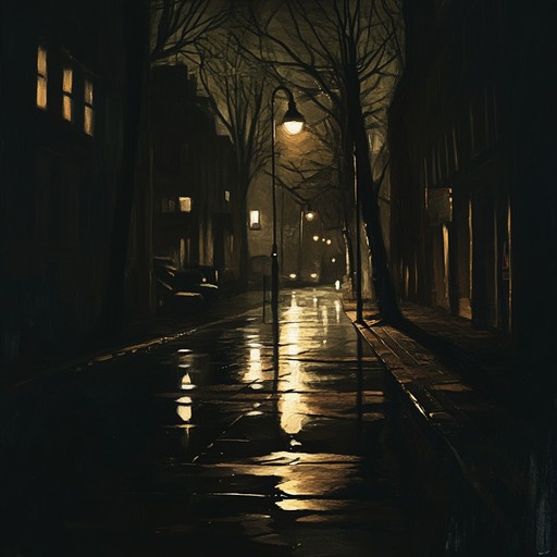 An instrumental dark indie track featuring haunting guitar riffs that echo through the empty streets of a nocturnal city, evoking feelings of solitude and introspection. Ambient textures and moody melodies paint a picture of wandering alone under flickering streetlights, lost in thought and shadow.