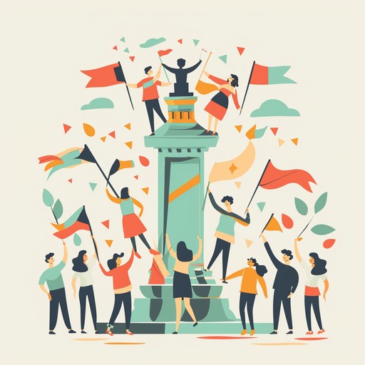 A powerful, uplifting orchestral piece celebrating national unity and pride, with bold brass sections and inspiring melodies that paint a picture of community, heritage, and shared victories.