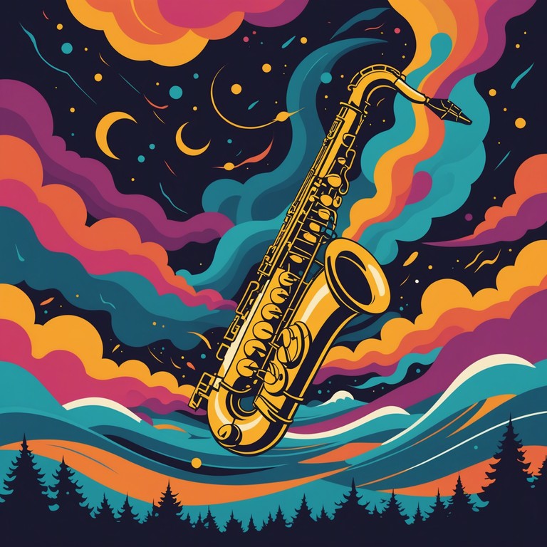 In this unique musical piece, jazz and soul collide chaotically, offering a complex interplay of unconventional rhythms and emotive melodies, designed to transport the listener through a rich auditory landscape full of unexpected turns and expressive depth.