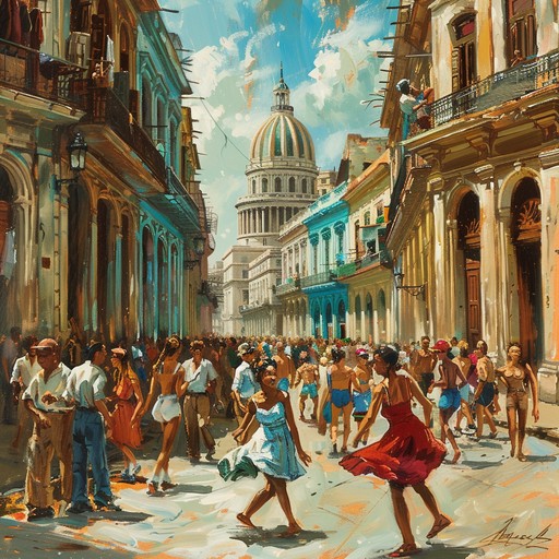 This track fuses rhythmic afro cuban beats with airy brass melodies to create an invigorating atmosphere. It captures the vibrant energy of a bustling havana street, inspiring listeners to confront their fears and embrace life's challenges. The interplay of percussion and brass crescendos builds a sense of empowerment, making it perfect for moments of triumph.