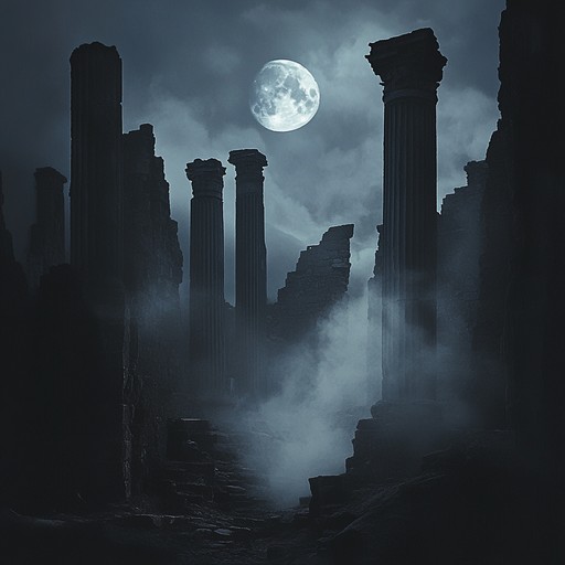This composition presents an instrumental journey through mystical and ancient realms, invoking the essence of darkwave music to create an atmosphere of mystery and intrigue. Ethereal synths and haunting melodies guide the listener through shadowed landscapes, unveiling forgotten secrets hidden beyond the veil.