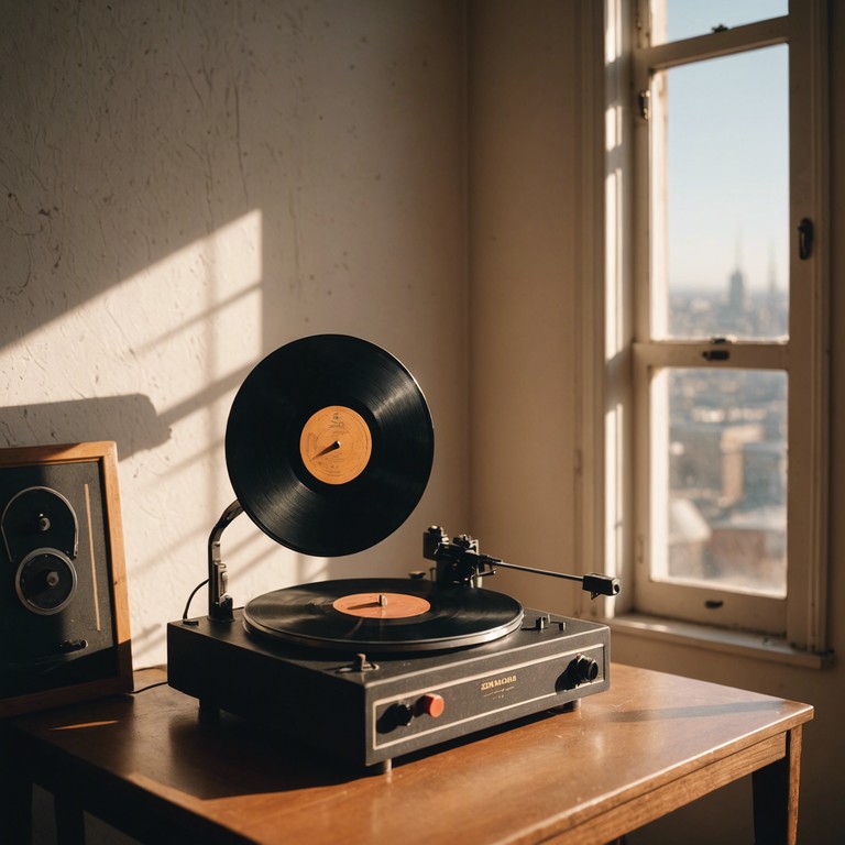 This track embodies a nostalgic journey back to the calm, serene summers of the 1960s, featuring gentle instrumental melodies that evoke a sense of peace and a longing for simpler times. The song uses a classical guitar to deliver a warm, mellow sound that compleates with the rich ambience of an old vinyl record playing in a quiet room.