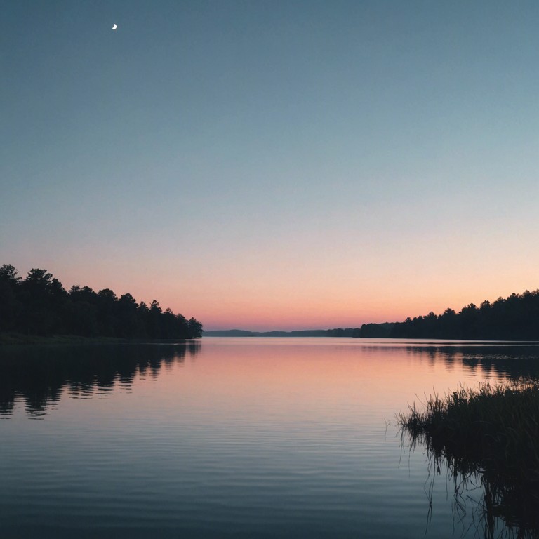 Imagine sitting under a starry sky as gentle guitar solos echo through the night, creating a serene and contemplative atmosphere, perfect for unwinding after a long day.