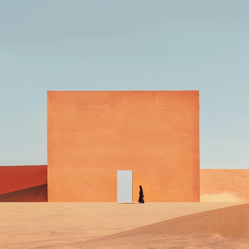 Experience a mystical journey through the vast dunes of the sahara desert, encapsulated in ambient sounds and ethnic melodies that evoke a sense of ancient tranquility and timeless mystery