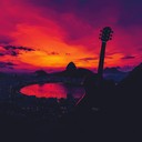 a mellow samba instrumental reflecting tranquil seaside evenings in brazil