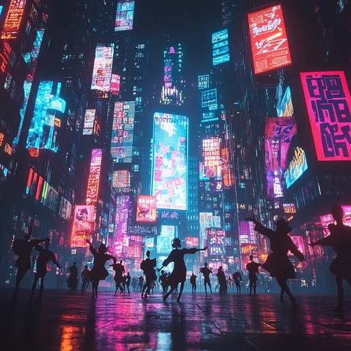 An energetic instrumental piece capturing the pulsating heartbeat of tokyo's neon lit streets, featuring catchy synth melodies and driving beats that inspire movement and joy.