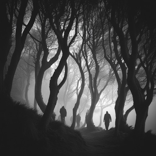 This instrumental symphonic piece immerses the listener in an eerie soundscape filled with haunting melodies and unsettling harmonies. The violin weaves whispers of the unknown, creating an atmosphere of mystery and suspense. Layers of strings and harrowing notes evoke images of shadows moving in the dark, leaving an unforgettable impression.