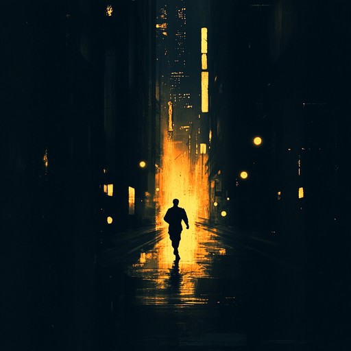 An instrumental phonk composition featuring haunting synthesizer melodies over dark, driving beats. Designed to evoke feelings of anxiety and tension, it captures the essence of a shadowy urban landscape after dusk.