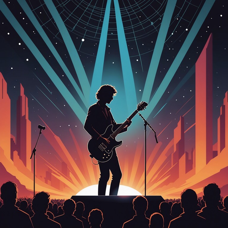 Imagine a track that takes the classic elements of rock and amps up the energy with contemporary guitar riffs and compelling drum beats. It’s a sonic journey that starts with a powerful guitar solo leading into a full bodied, dynamic rhythmic section that captures the essence of modernized classic rock.