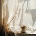 tranquil morning coffee with summer lofi ambiance sounding