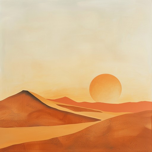 This piece brings the soothing yet mystical essence of the desert to life. Using airy synths and deep droning bass, it creates an ambience of tranquility and wonder. The music flows with gentle rhythms and ethereal melodies that evoke the timeless vastness of the open sands, drawing listeners into a meditative and reflective state.