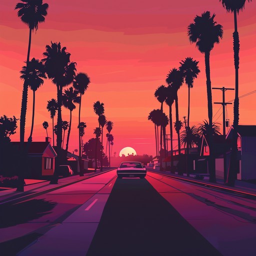 This track encapsulates the essence of a bustling city at sunset, with melodies that reflect the myriad of lights and the pulse of urban life. It's an energetic blend that captures both the excitement and the melancholy of the evening setting in urban landscapes, ideal for accompanying visuals of city skylines or nighttime drives.