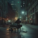 a haunting melody echoes through empty midnight streets.