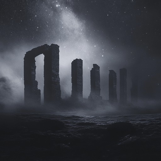 An instrumental piece blending dark ambient sounds with traditional ethnic instruments, evoking mysterious atmospheres of ancient civilizations. The composition takes listeners on an eerie journey through forgotten lands, combining deep drones with exotic melodies to create a sense of otherworldly exploration.