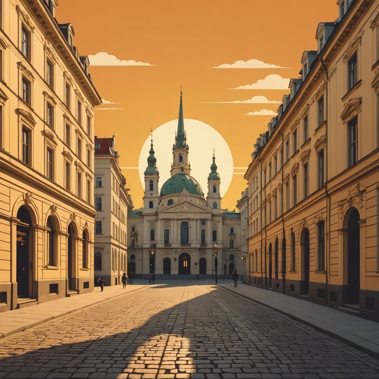 This composition mirrors the gradual rise of the sun over vienna, utilizing a classical waltz format that brings to life a city waking. Layers of vibrant strings build as the morning progresses, culminating in a joyous celebration of light and daily life beginning anew