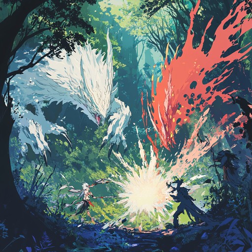 This track is designed to heighten the drama and adrenaline of animated fight scenes between legendary warriors. The composition merges traditional japanese instruments with modern electronic music, reflecting a clash between old and new worlds. Intense rhythms and escalating melodies encapsulate the fierce confrontations and strategic brilliance of anime battles.