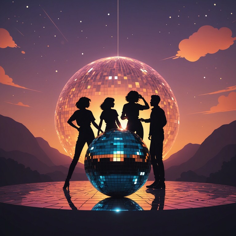 This track is a vivid throwback to the golden era of disco music, infused with playful rhythms and nostalgic melodies that capture the essence of a joyful 70s dance floor. Using classical guitar to add a unique twist, the song blends traditional disco elements with a fresh, upbeat mood.