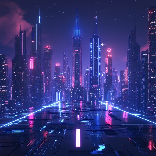 An electrifying, triumphant electronica track with soaring synths, uplifting beats, and vibrant melodies, capturing the essence of victory in a futuristic digital landscape