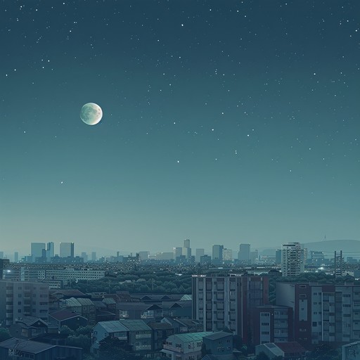 A serene k pop instrumental blending gentle synths, smooth beats, and ambient effects, perfect for unwinding after a long day. The soft electronic elements paint a relaxing cityscape vibe, making it ideal for reflective moments or easing stress.