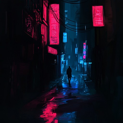 An instrumental k pop song blending mysterious atmospheres with haunting electronic melodies, featuring synthesizers and subtle beats to evoke a sense of intrigue.