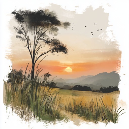 A tranquil instrumental piece that brings you to the brazilian countryside, capturing the essence of serene sunsets and heartfelt memories through gentle acoustic melodies. This soothing composition in the sertanejo style offers feelings of warmth and nostalgia as it paints a peaceful, comforting auditory canvas.