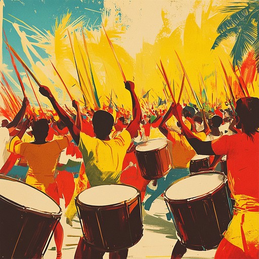 Feel the spirited beat and lively energy of samba de enredo, transporting listeners to the heart of rio's carnival. This instrumental composition radiates with infectious joy and rhythm.