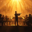 an exhilarating orchestral piece celebrating unbridled joy and happiness