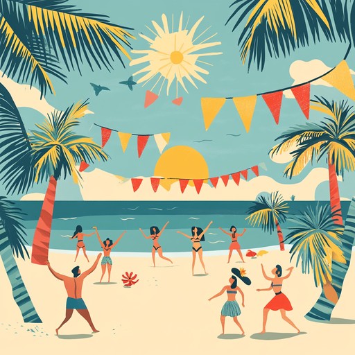 An instrumental cheerful cumbia song that brings the vibrant energy of a sunny beach fiesta. With catchy rhythms, upbeat tempos, and the lively sound of traditional cumbia, this track is designed to get listeners dancing and enjoying a joyful summer day.