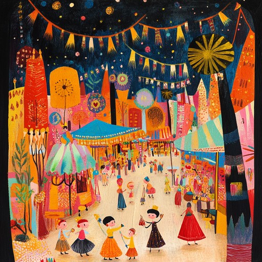 An upbeat and spirited instrumental track featuring lighthearted melodies and jaunty rhythms that capture the essence of a joyous festivity, inspiring smiles and dance.