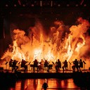 epic symphonic rock with thrilling, dramatic crescendos and orchestral power