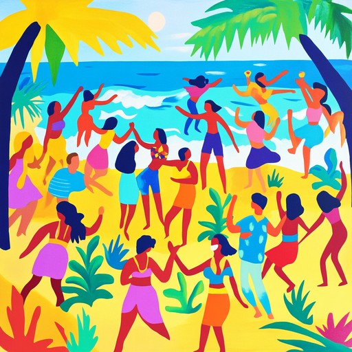 A lively instrumental dancepop track featuring bright synthesizers and infectious beats that evoke an uplifting and joyful atmosphere, perfect for a summer party or feel good moments