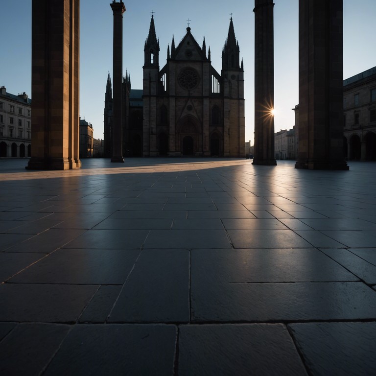 Imagine standing alone in a vast, ancient ruins, the sounds of a single pipe organ fill the air, blending seamlessly with the whispers of the long gone, creating a deeply moving and introspective auditory experience